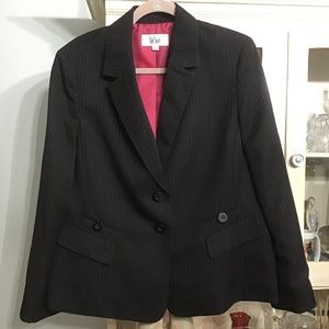 Le Suit Pinstripe pant suit